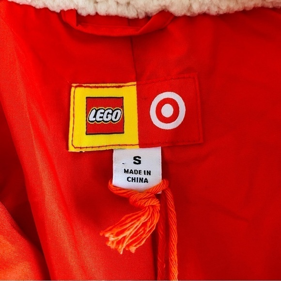 Lego x Target New Size S Contrast Pocket Sherpa Jacket Cream New Limited Edition - Picture 8 of 11